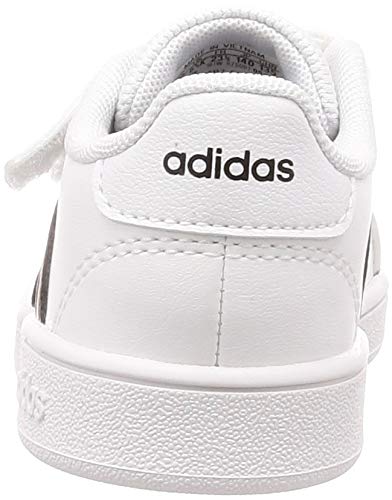 adidas Grand Court I, Sneaker, Cloud White/Core Black/Cloud White, 24 EU