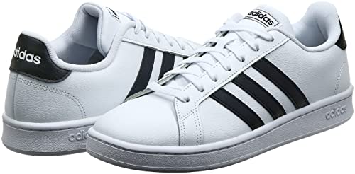 adidas Grand Court, Zapatillas de Running para Hombre, Multicolor (Ftwr White/Core Black/Ftwr White F36392), 43 1/3 EU
