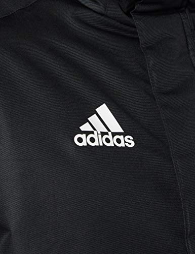 Adidas JKT18 STD Parka Chaqueta de Deporte, Hombre, Black/White, XL