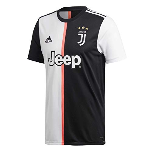 adidas Juventus Home JSY Camiseta de Manga Corta, Hombre, Negro (Black/White), L