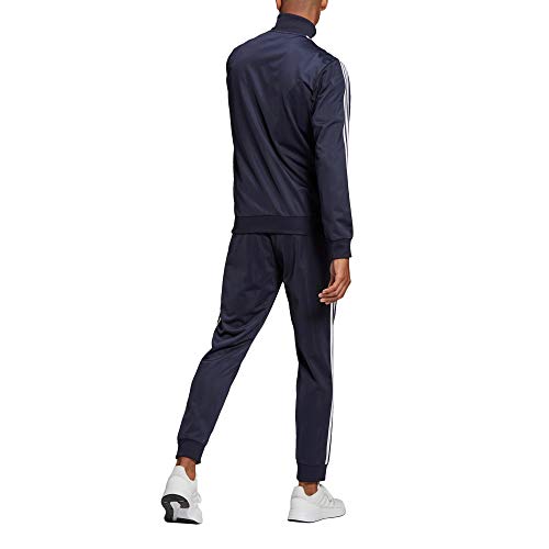 adidas M 3S TR TT TS Tracksuit, Mens, Top:Legend Ink/White Bottom:Legend Ink f17/white, Small