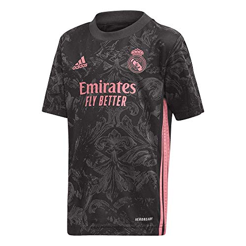 adidas Madrid Temporada 2020/21 Real 3 Mini Miniconjunto Tercera equipación, Unisex, Negro, 104