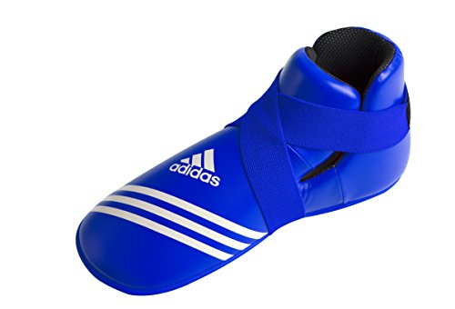 adidas - Protecciones para los pies de Boxeo, Color Azul, Talla S