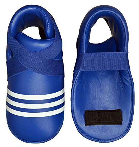 adidas - Protector de pie para Full Contact (Talla L), Color Azul