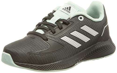 adidas Runfalcon 2.0, Road Running Shoe, Carbon/Dash Grey/Halo Mint, 36 EU
