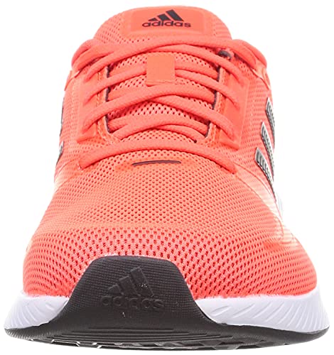 adidas Runfalcon 2.0, Road Running Shoe Hombre, Solar Red/Carbon/Grey, 43 1/3 EU