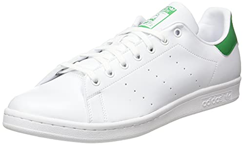 adidas Stan Smith, Sneaker Hombre, Footwear White/Footwear White/Green, 43 1/3 EU
