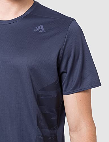 adidas Supernova Parley tee M T-Shirt (Short Sleeve), Hombre, Trace Blue f17, L