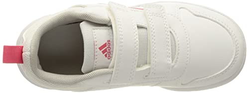 adidas Tensaur, Road Running Shoe, Cloud White/Real Pink/Cloud White, 40 EU