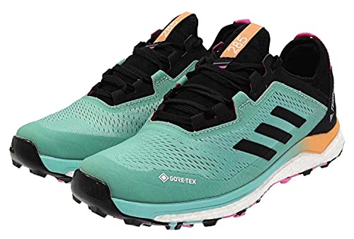 adidas Terrex Agravic Flow GTX W, Zapatillas de Trail Running Mujer, MENACI/NEGBÁS/ROSCHI, 40 EU