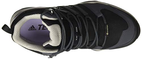 adidas Terrex Swift R2 Mid GTX W, Zapatillas para Carreras de montaña Mujer, Core Black/DGH Solid Grey/Purple Tint, 43 1/3 EU