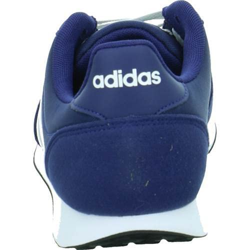 adidas V Racer 2.0, Zapatillas de Running Hombre, Azul (Dark Blue/FTWR White/FTWR White Dark Blue/FTWR White/FTWR White), 41 1/3 EU