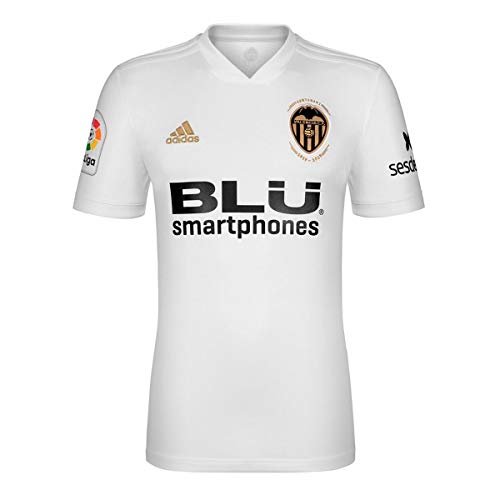 adidas VCF H JSY Y - Camiseta 1ª equipación Valencia CF, Niño, Blanco(Blanco)