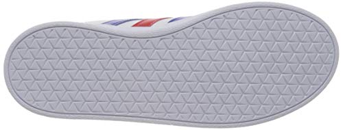 adidas VL Court 2.0 CMF, Running Shoe, Cloud White/Team Royal Blue/Vivid Red, 29 EU