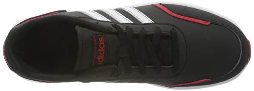 adidas VS Switch 3, Road Running Shoe, Core Black/Cloud White/Scarlet, 38 2/3 EU