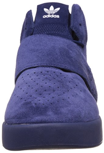 Adidas Zapatillas de correa Tubular Invader, (Dark Blue White Bb5036), 4,5 D(M) US