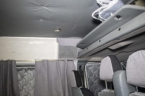 Aislante térmico isoflex. Oscurecedores para Ford Transit 2000-200 (completa cabina + 2 laterales+ porton doble)