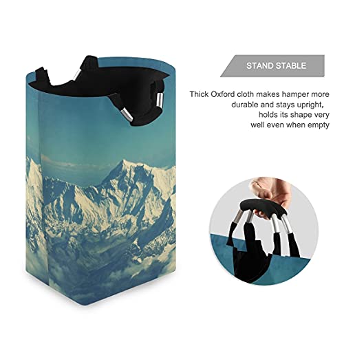 AJINGA Everest - Cesto de lavandería con asas, plegable, tela para ropa sucia, para mujer