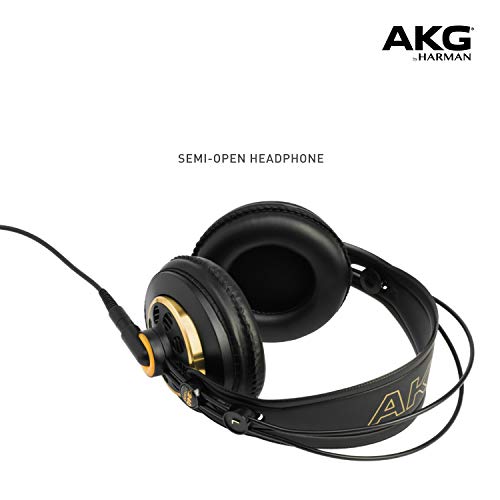 AKG K240 Studio - Semi Open - Auriculares profesionales, 6.00 x 9.20 x 6.00 pulgadas, negro