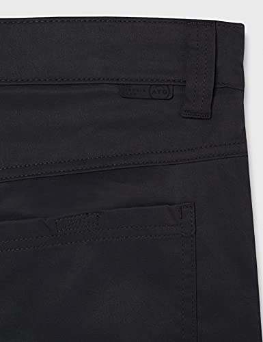 All Terrain Gear by Wrangler 8 Pocket Belted Short Pantalones cortos de senderismo, negro azabache, 34 para Hombre
