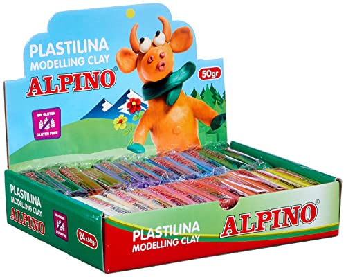 Alpino DP000915  - Plastilina, 24 unidades