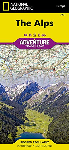 Alps: Travel Maps International Adventure Map: 3321