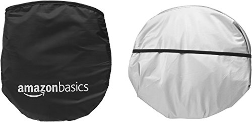 Amazon Basics - Parasol para parabrisas de coche, grande
