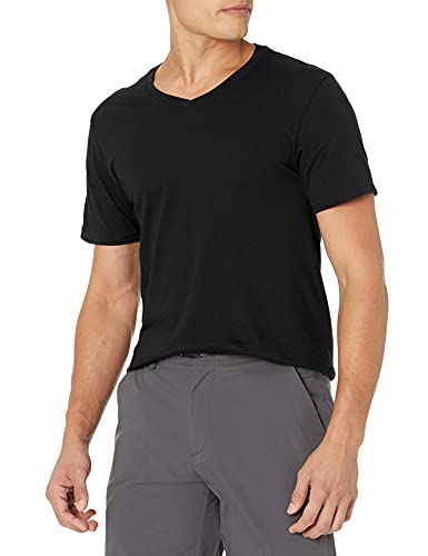 Amazon Essentials 6-Pack V-Neck Undershirts Camisa, Negro (Black), XX-Large