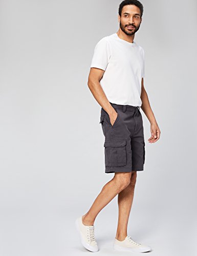 Amazon Essentials Classic-Fit Cargo Short Pantalones Cortos, Gris, 38W
