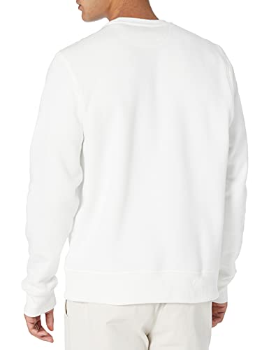 Amazon Essentials Crewneck Fleece Sweatshirt Sudadera, Off White, S