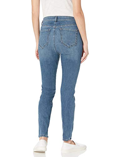 Amazon Essentials High-Rise Skinny Jean Jeans, Desteñido Medio, 10 Regular