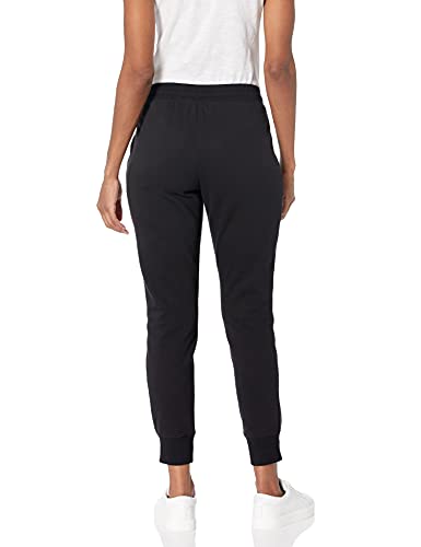 Amazon Essentials – Pantalón deportivo de felpa para mujer, Negro (black), US L (EU L-XL)