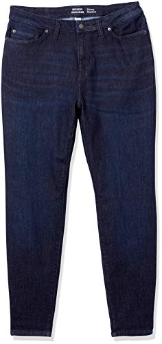 Amazon Essentials Plus Size Skinny Jean Jeans, Desteñido Oscuro, 28W