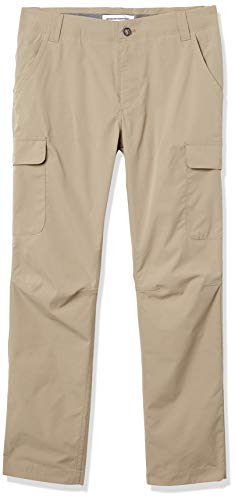Amazon Essentials Straight-fit Rugged Stretch Cargo Outdoor Lightweight Pant Pantalones, Marrón Caqui Claro, 31W / 28L