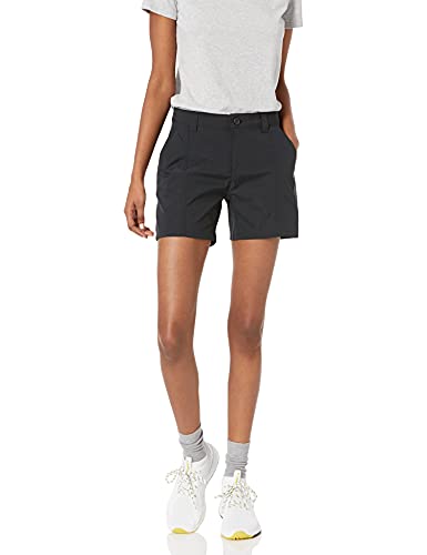 Amazon Essentials Stretch Woven 5 Inch Outdoor Hiking Shorts with Pockets Pantalones Cortos de Senderismo, Negro, 42-44