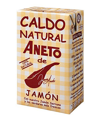 Aneto Caldo Natural de Jamón, 100% Natural, 1L