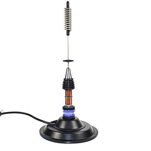 Antena CB PNI ML70 Conector, Base magnética de 145 mm incluida, 70 cm, Cable RG58 de 4 m Incluido