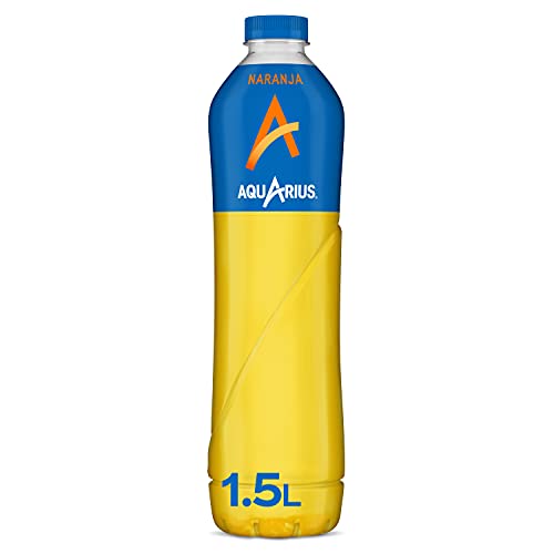 Aquarius Naranja - Bebida funcional con sales minerales, baja en calorías - botella 1.5L