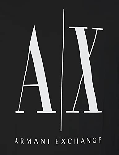 Armani Exchange Icon T Camiseta, Negro (Black 1200), X-Large para Hombre