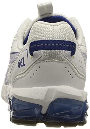 Asics Gel-Quantum 90, Running Shoe Hombre, White/Monaco Blue, 44.5 EU