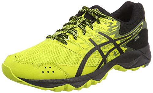 Asics Gel-Sonoma 3 G-TX, Zapatillas de Running para Asfalto Hombre, Amarillo (Sulphur Spring/Black/Four Leaf Clover 8990), 44.5 EU