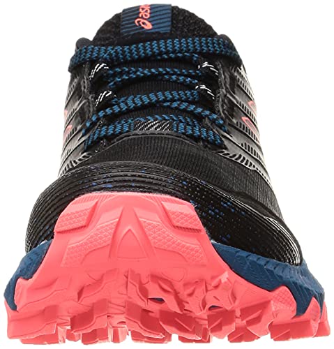 ASICS Gel-Trabuco 9, Zapatillas de Running Mujer, Black Blazing Coral, 39.5 EU
