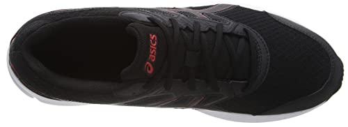 Asics Jolt 3, Running Shoe Hombre, Black/Electric Red, 43.5 EU