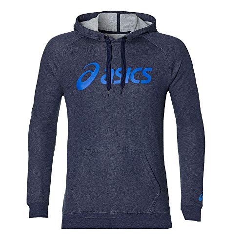 Asics SS20 Sweater, Peacoat Heather Blue, XL Unisex-Adult