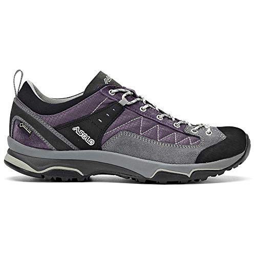 Asolo Pipe GV Ml, Zapatillas de montaña Mujer, Grey/Purple, 38 EU