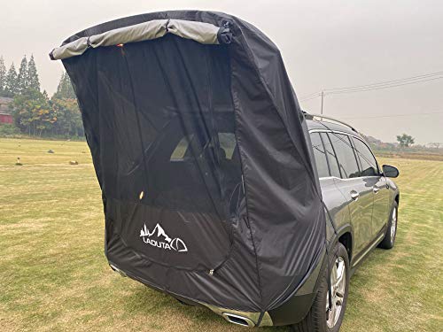 Augustusws Carpa para maletero de coche, SUV, Tiendas, toldo para coche, impermeable, para camping, picnic, color negro