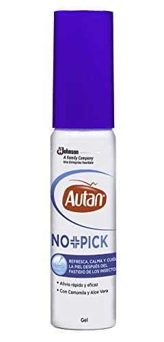 Autan® No+Pick Gel - Alivio Rápido y Eficaz para las Picaduras de los Insectos. Refresca y Cuida la Piel, Con Camomila y Aloe Vera, 25ml