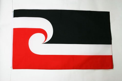 AZ FLAG Bandera Maori 150x90cm - Bandera DE Nueva Zelanda 90 x 150 cm