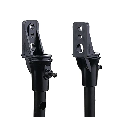 BeMatik - Soportes para altavoz de pie en color negro 2 unidades