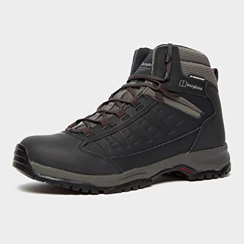 Berghaus Expeditor Ridge 2.0 Walking Boots, Botas de Senderismo Hombre, Negro (Black/Red B59), 42 EU
